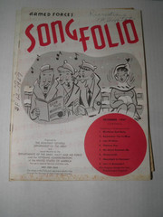 Vintage Armed Forces Song Folio Sheet Music 1957 Lot of 19 GUC