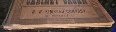W.W. Kimball Cabinet Organ Easy Method Instruction Book 1878 Vintage Music