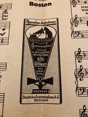 1927 Lindermann German Drinking Song Sheet (Trink Trink Bruderlein Trink)