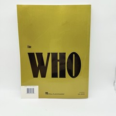 Music Book: The Who Anthology, piano vocal guitar Hal Leonard 44 Songs! All Hits