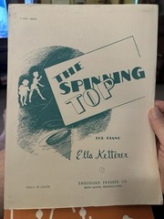 J Top Collectible Sheet Music THE SPINNING TOP by Ella Ketterer