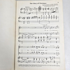 The Glory Of Christmas Sheet Music Piano Lyric 1984 SATB Nelson Wyrtzen Choral