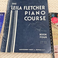 Lot Of Sheet Music Books Leila Fletcher Piano Course Hansen Popular Music