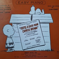 1968 Vintage You’re a Good Man Charlie Brown Easy Piano Songbook Peanuts snoopy