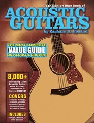 Blue Book of Acoustic Guitars 15th Edition Guitar Value Guide NEW 000138729