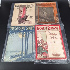 Vintage Antique Sheet Music Lot 12+ Songs WWI Era Ragtime Pop Ballads Chicago