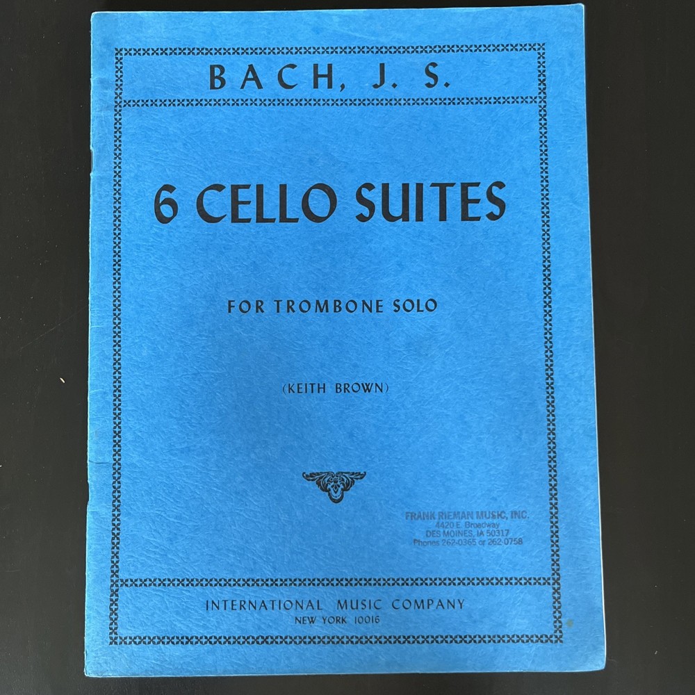 6 Cello Suites Trombone