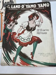 Vintage Sheet Music Lot 1920s 1930s Irving Berlin Ziegfeld Illustrated (58-23)