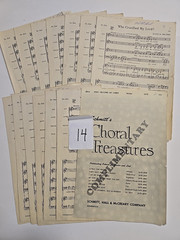 Lot of 120 Augsburg Choral Choir Sheet Music SATB Vtg Religious Various Church