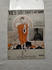 Yes Sir! That&rsquo;s My Baby by Irving Berlin INC 1925 Vintage Antique Sheet Music