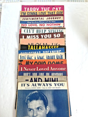 Vintage 1940&rsquo;s Sheet Music Lot of 60 Pieces Mixed Good Condition