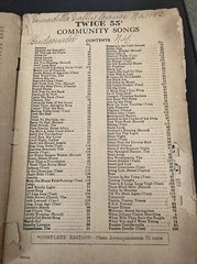 Twice 55 Community Songs I hear America Singing 1919 C C Birchard & Co Boston