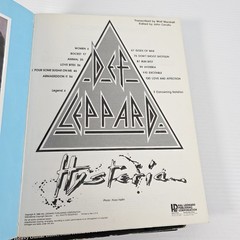 1988 Hal Leonard Def Leppard Hysteria Piano Guitar Sheet Music – Lot Of 4 Books
