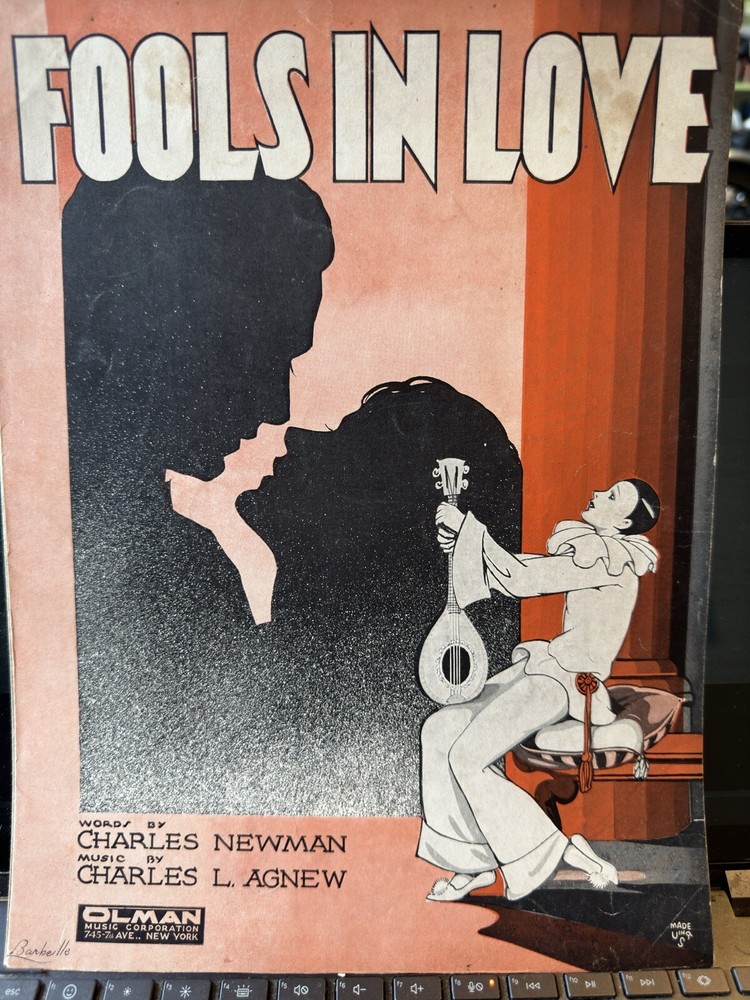 3-pack Of 9×12 Post-1920 Popular Sheet Music