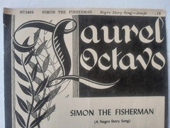 SIMON THE FISHERMAN EVA JESSYE Chorus of Mixed Voices w/Narrators Laurel Octavo