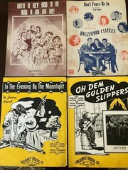 Vintage Sheet Music 80+ Pieces 1900&rsquo;s to 1940&rsquo;s