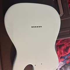 Left-handed Roasted Poplar Electric Guitar Body TL Style SS Sonic Blue Color