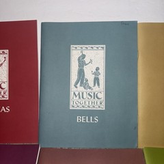 Lot 6 Music Together Books Only Maracas Sticks Bells Drum Triangle Fiddle
