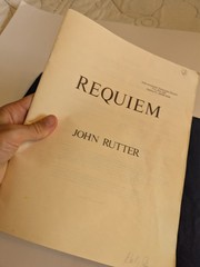 REQUIEM, Vintage, Soprano/ Mixed Choir/ Orchestra – 1986/JOHN RUTTER