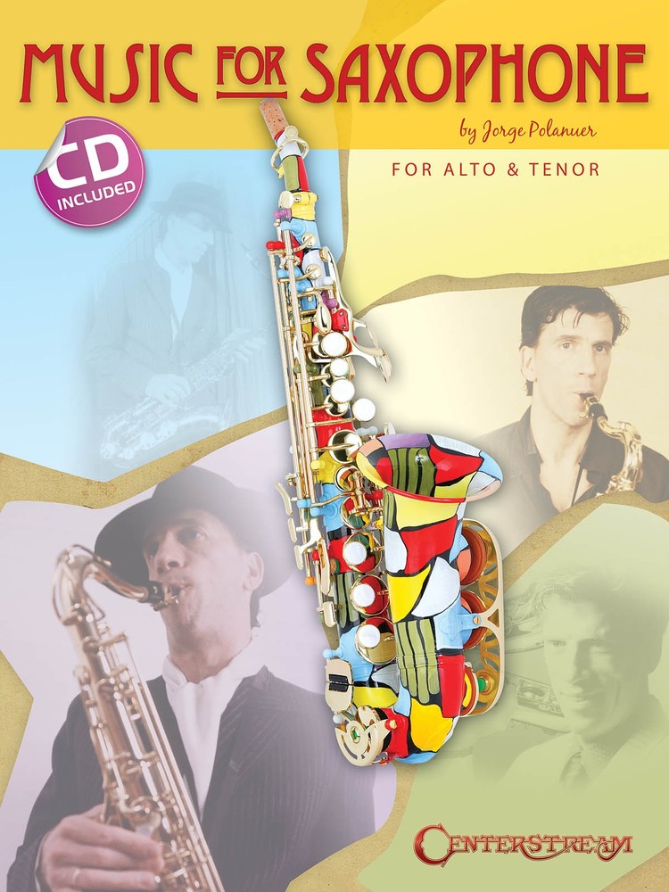 Music for Saxophone Alto & Tenor Sax Sheet Music Play-Along Book CD Pack