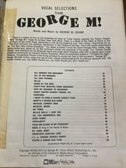 George M Vocal Selections 1968 OBC Joel Grey Bernadette Peters Cohan Broadway