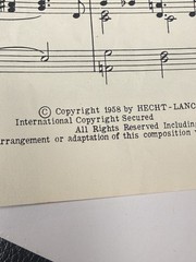 Painted Tainted Rose Al Martino Sheet Music 1963 DeAngelis Sawyer Signed