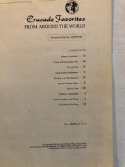 Crusade Favorites from around the World Songbook (Piano/Vocal)