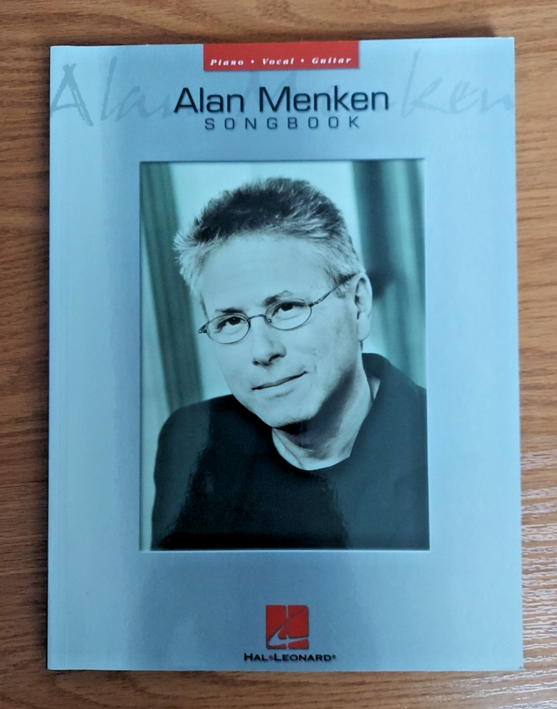 Alan Menken Songbook for Piano Vocal Guitar Book Paperback VGUC