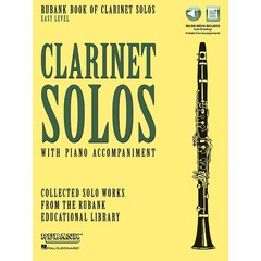 Rubank Book of Clarinet Solos Easy Level Softcover Media Online