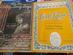 Lot of 10 antique vintage sheet music folios – different songs 1920s-1950s Lot 7