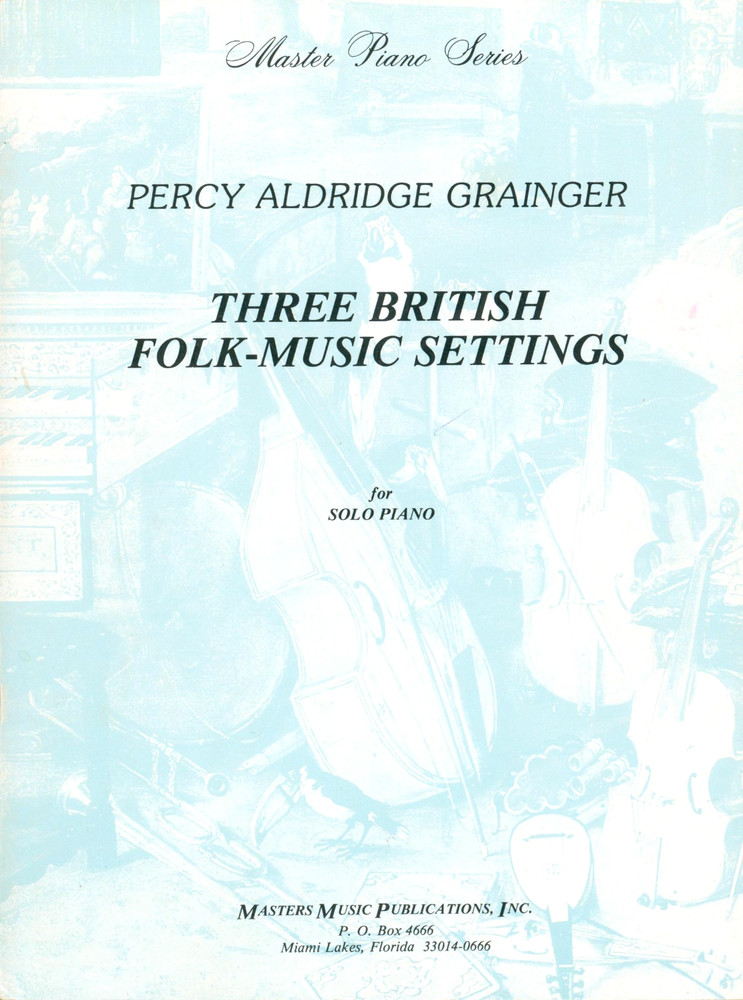 Grainger 3 British Folk Music Settings Piano Solo Songbook Christmas Carol
