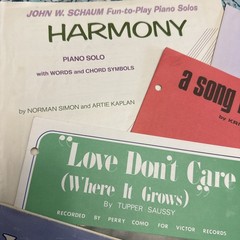 1970s Rock And Love Ballads Vintage Sheet Music Bundle (17 Pcs) Good Condition