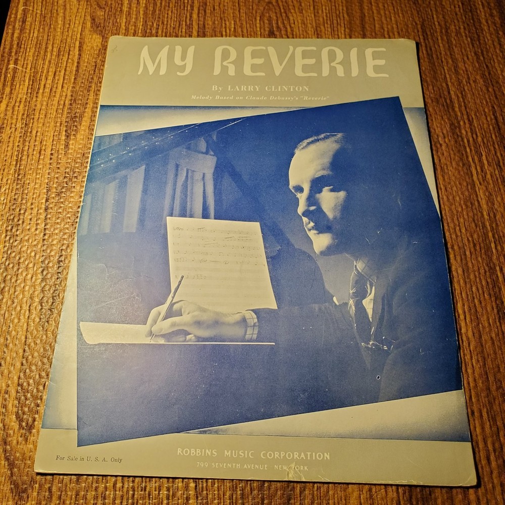 My Reverie Sheet Music Larry Clinton Robbins 1938 P/V/G