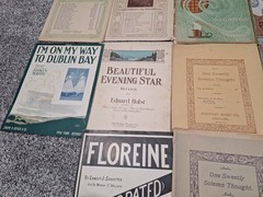 Lot of 22 Vintage Sheet Music Song Books Folio&rsquo;s Late 1800s, Early 1900s 2A