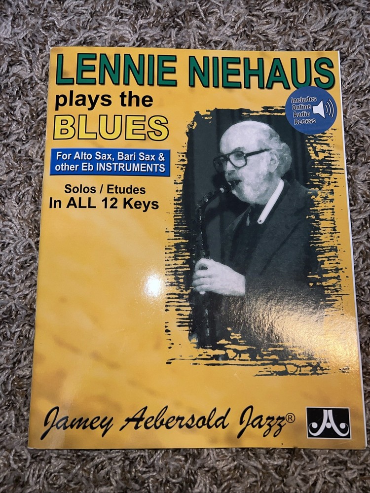 Lennie Michaud Plays The Blues Book For Eb Instruments Saxophone Jamey Aebersold