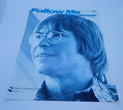 Follow Me Sheet Music John Denver Cherry Lane Music Piano Guitar 1971 Vintage