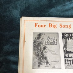 1923 Music Poster Sheet Music « Don&rsquo;t Waste Your Tears On Me