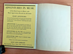 Adventures in Music 1931 illustrated Music Education Series Vintage Book