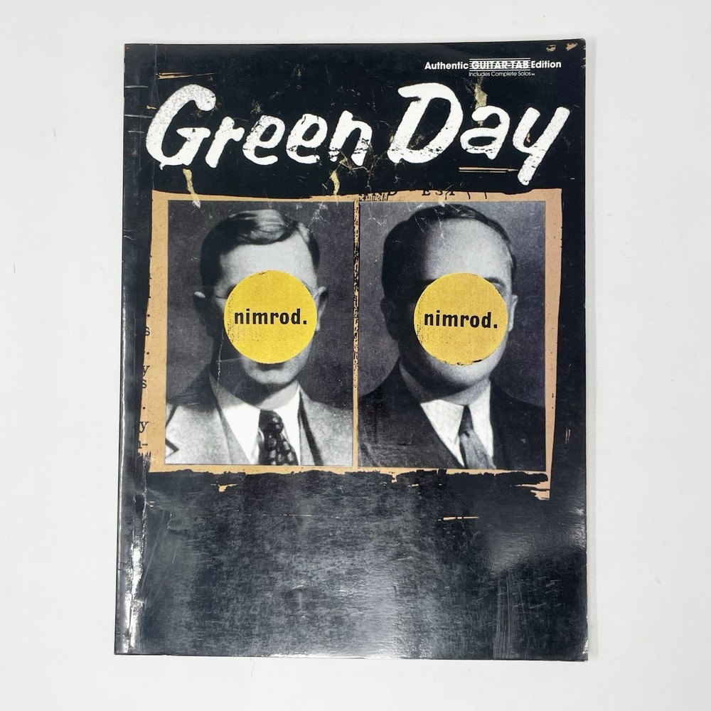 Green Day Nimrod – Authentic Guitar-Tab Edition 1998 Warner Bros 0224B Songbook