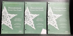 Hallelujah Light Has Come Alyssa Barlow SATB Choral Sheet Music Word Music Lot 1
