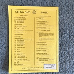 Bottesini Gran Concerto F# Minor String Bass & Piano Sheet Music IMC 3637