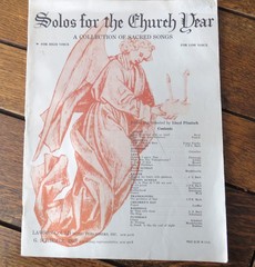 Solos for the Church Year High Voice & Piano Lawson Gould Songbook Classical