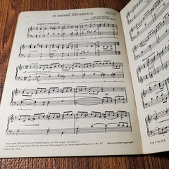 Piano Hymn Voluntaries No. 3 Vocal Selections Lorenz 1953