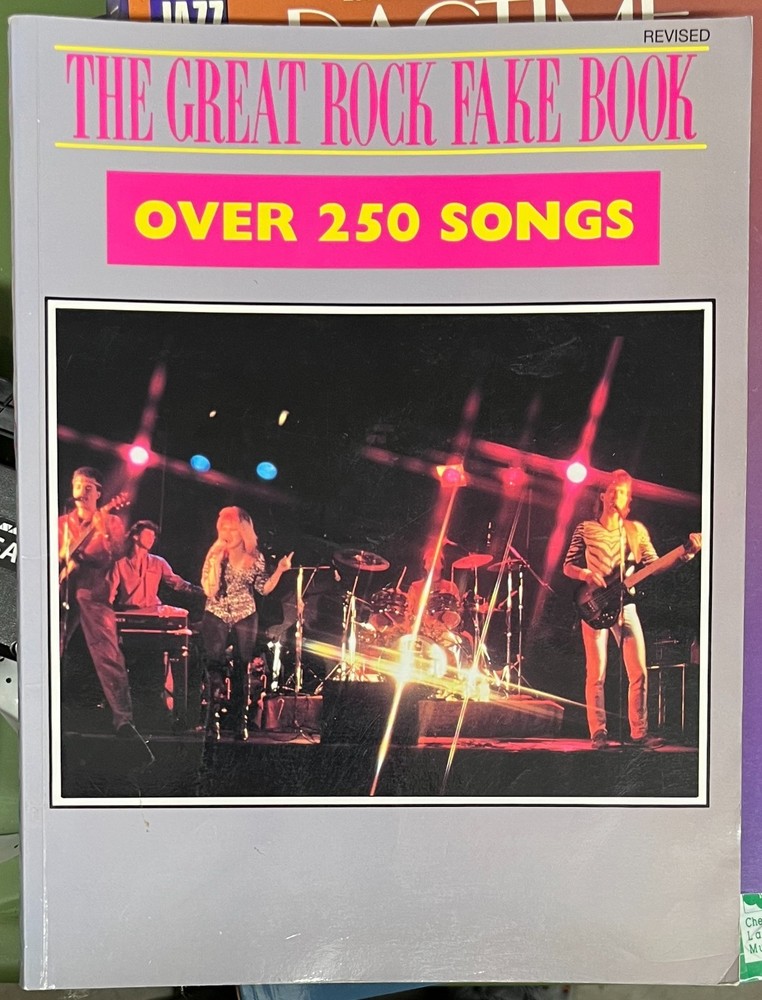 THE GREAT ROCK FAKE BOOK – OVER 250 SONGS sheet music songbook eagles neil young