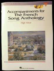 Accompaniments for The French Song Anthology-High Voice 2 CD&rsquo;s-The Vocal Library