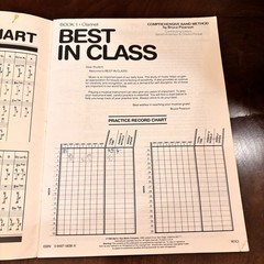 Best In Class Clarinet Book 1 Bruce Pearson Comprehensive Band Method Vintage