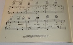 Neil Diamond Hello Again Sheet Music 1981 The Jazz Singer Movie Piano Vocal Gtr