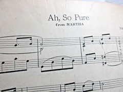 Piano Sheet Music – Martha Ah, So Pure – Calumet Music 1938