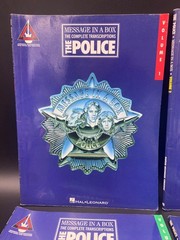 POLICE GUITAR TAB MESSAGE IN A BOX COMPLETE 4 VOLUMES SONGBOOK RARE TABLATURE