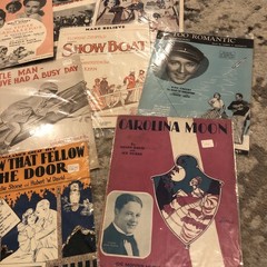 Broadway Sheet Music Others Antique Set Of 23 Song Show Tunes
